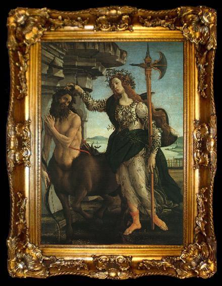 framed  BOTTICELLI, Sandro Pallas and the Centaur f, ta009-2
